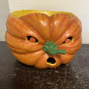 Rare Dept 56 56.33960 Spooky Halloween 10" Jack O Lantern Candy Bowl - Bild 1 von 10