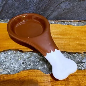 Target Bullseye’s Playground Ceramic Turkey Leg Spoon Rest Thanksgiving READ - Picture 1 of 4