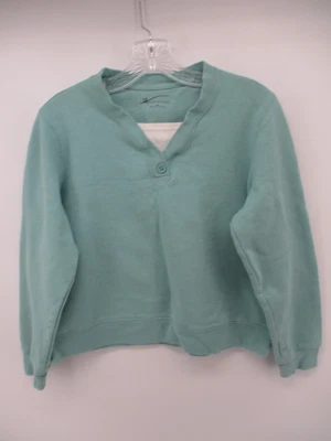 Studio Works Sport Petite PM Long Sleeve V Neck Layered Look Sweater - Flaws - Image 1 of 4