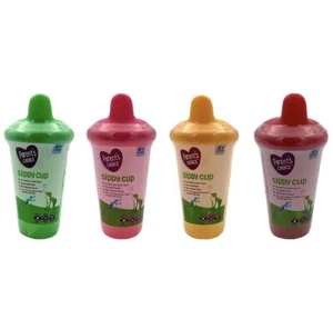 Parents Choice Sippy Cup 9oz. Pack of 4 - Green, Pink,Yellow & Red - Picture 1 of 2