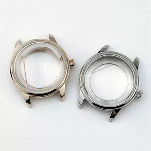 Cassa orologio 39,5 mm cassa in acciaio inox per movimento NH35/NH36/4R35A/4R36A - Foto 1 di 12