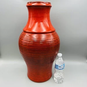 Jasba West German Fast Lava Pottery 19" Floor Vase 903 11 50 Mid Century Modern - Picture 1 of 11