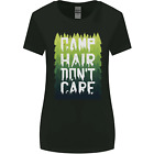 Camp Hair Dont Care Funny Camping Caravan Womens Wider Cut T-Shirt