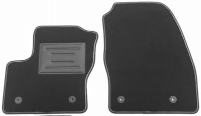 ASC tappetini anteriori 2pz FORD C MAX II 2010-2015 bottoni tondi NO RESTYLING - Immagine 1 di 4