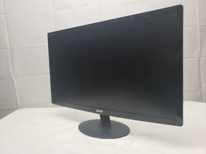 Acer 24inch 60 Hz TN LCD Monitor 5 ms 1080P HD S240HL DVI VGA With Power Adapter - Picture 1 of 6