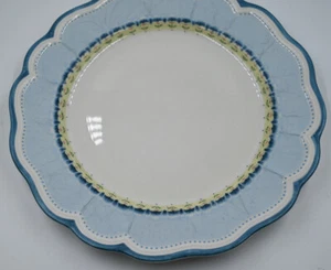 Lenox Provencal Garden Sky 11 Zoll Essteller hellblau mit grauen Rändern - Bild 1 von 4