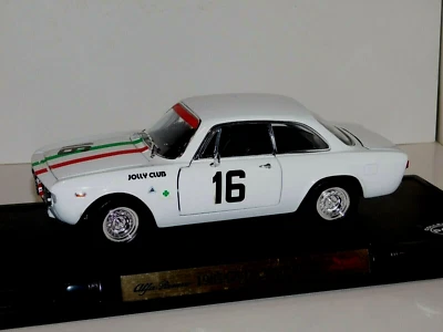 Alfa Romeo 1965 GIULIA SPRINT GTA Rally #16 MUGELLO '66 ROAD SIGNATURE PEGO 1:18 - Image 1 of 4