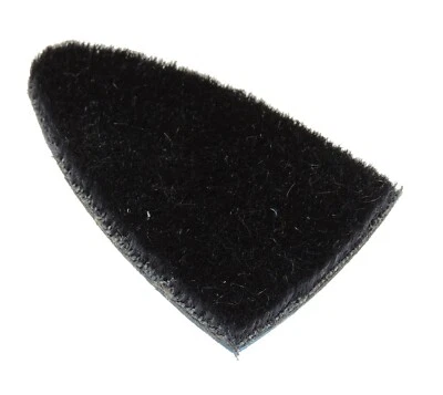 TRAD GEAR 3 PK BLACK Adhesive Recurve LongBow ALL IN ONE - HAIR RUG ARROW REST Archery