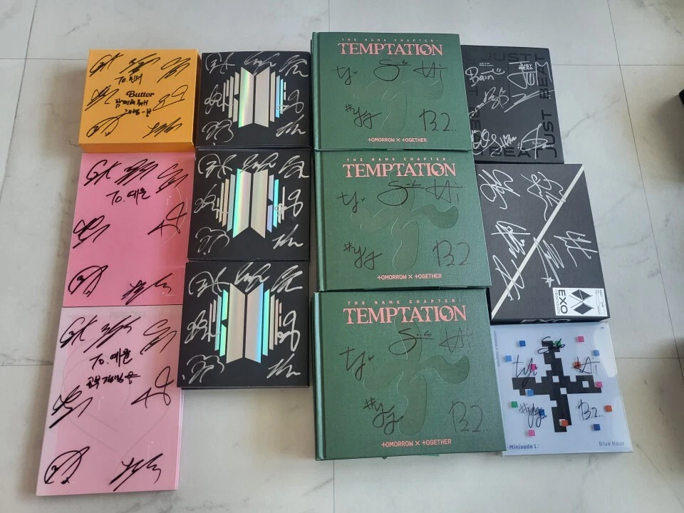 KPOP IDOL BOYS, GIRLS GROUP PROMO ALBUM Autographed ALL MEMBER Signed #0610 - Image 1 of 1