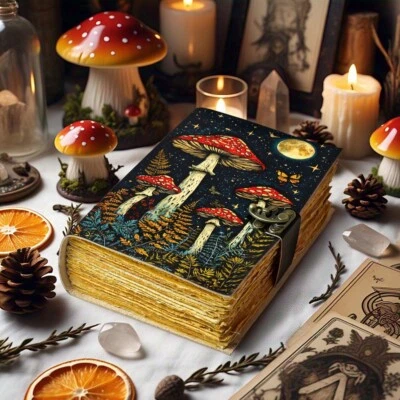 400 Pages Handmade Leather Journal with Lock – Vintage Writing Diary Notebooks - Image 1 of 4