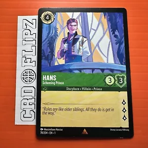 Lorcana Hans - Scheming Prince - 78/204 - Rara, quasi nuova il primo capitolo - Foto 1 di 1