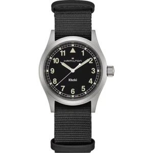 Hamilton Khaki Field Quartz 38 mm Black Dial Textile Strap Watch H69401430 - Picture 1 of 1