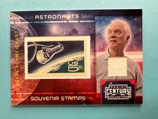 2010 Century Collection ASTRONAUTS 5¢ Stamp & RELIC Rusty Schweigkart #010/250