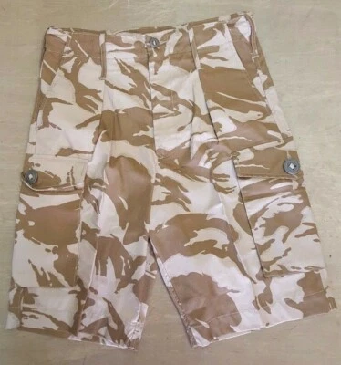 New Original British Army Issue DPM Desert Camo Shorts Various Sizes