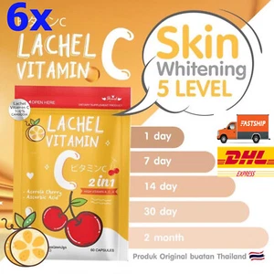 6x Lachel Vitamin C Anti Oxidant 60 Caps Authentic - Picture 1 of 8