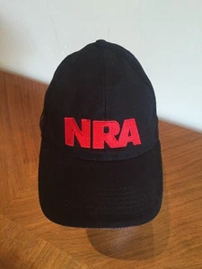 NRA Cap Hat Black American Flag Adjustable - Picture 1 of 8