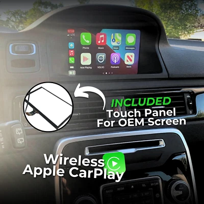 Volvo XC70 V70 2012-2015 CarPlay Android Auto MMI Box OEM Screen +Touch Panel - Image 1 of 4