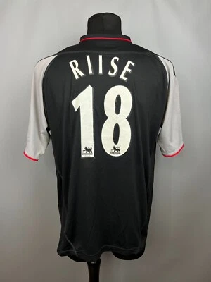 CAMISETA DE FUTBOL LIVERPOOL 2002 2003 RIISE VISITANTE REEBOK HOMBRE TALLA L Foto 1 de 4