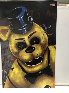 Golden Freddy von Tyrine Carver 11 "x17" Poster "Five Nights At Freddy's" RAR - Bild 1 von 5