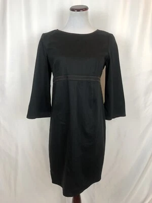 Vestido de Maternidad Tibi A Pea in the Pod Pequeño Negro Cambio Costuras Marrón Foto 1 de 4