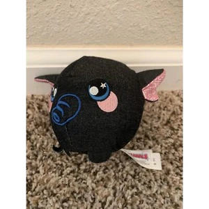 Squeezamals Black Elephant Plush, 3" - Picture 1 of 4