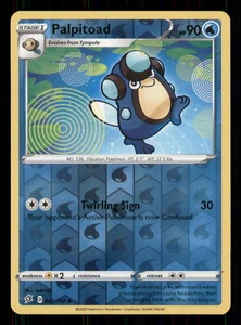 Palpitoad SWSH02: Rebel Clash #045/192 Uncommon Reverse Holo Pokemon LP - Picture 1 of 2