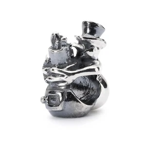 Trollbeads Elfbeads Argento Sterling 925 Pupazzo di Neve Frost & Lady Thaw Bead - Foto 1 di 5