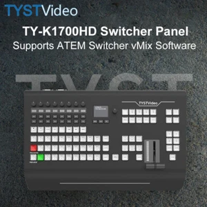 TYST TY-K1700HD Video Switcher Control Panel for BMD ATEM 1 M/E & vMix Software - Picture 1 of 7