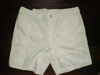 NWT Polo Ralph Lauren Men's Big&Tall 10" White Casual Cargo Shorts - Image 1 of 2
