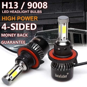 H13 9008 LED Headlight Bulb Conversion Kit for Ford F150 2004-2014 High Low Beam - Picture 1 of 12