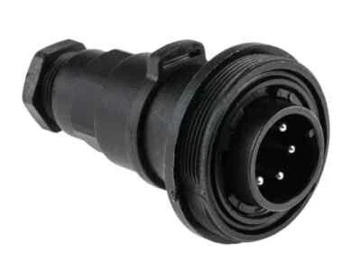 Bulgin IN-LINE CONNECTOR 5A 250VAC/DC 6-Contacts Plug, Male,Threaded PX0740/S/07 - Image 1 of 3