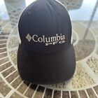 Columbia PFG Performance Fishing Gear Mesh Cap Hat Flexfit L/XL Black Front