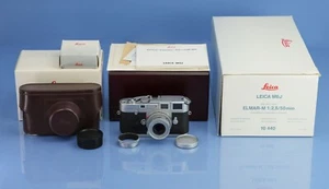 LEICA M6J 10440 40 YEAR JAHRE CAMERA +50MM ELMAR F2.8 +BOX SET # 1969-06 MINT! - Picture 1 of 11