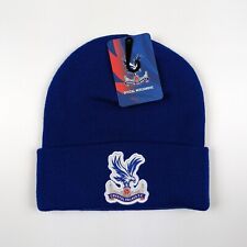 Official Crystal Palace Football Club Team Logo Blue Winter Knit Beanie Hat
