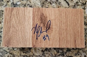NATASHA CLOUD Signed Auto Floor Floorboard WNBA Basketball WASHINGTON MYSTICS - Picture 1 of 5