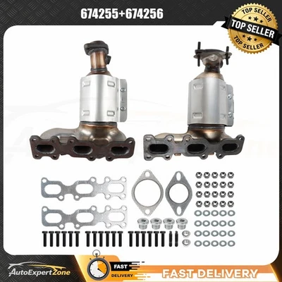 Manifold Catalytic Converter For 2013-2019 Ford Explorer 3.5L Front Left & Right - Image 1 of 4