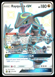 Rayquaza GX 177a/168 Hidden Fates Promo Pokemon 2019 - Picture 1 of 2