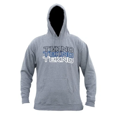 Tekno RC Pull Over Hoodie (stacked logo, gray) Small - Image 1 of 2
