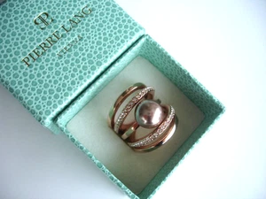 Pierre Lang  Ring LOVELY  RSG Zirkonia Perle Gr. VI ( 17 mm)  NEUWERTIG OVP - Bild 1 von 4