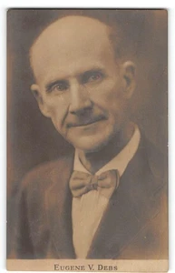 Antique RPPC EUGENE DEBS Socialist Presidential Candidate Political Postcard - Picture 1 of 2