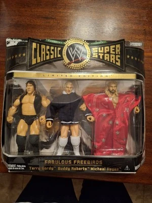 WWE JAKKS PACIFIC  2006  CLASSIC SUPERSTARS FABULOUS FREEBIRDS.LIMITED EDITION - Image 1 of 2