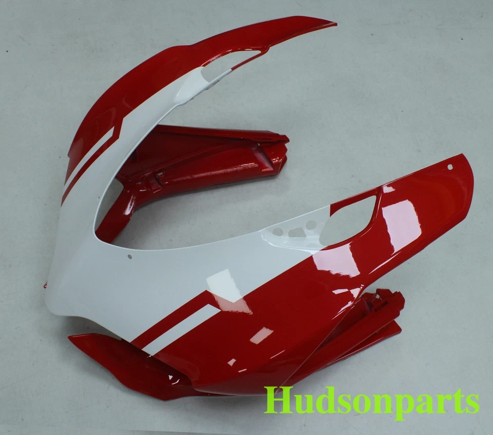 Front Nose Upper Cowl Fairing For DUCATI 959 1299 Panigale S/R Red/White - Image 1 of 1