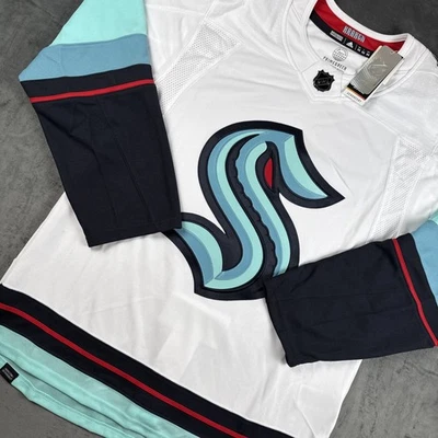 Seattle Kraken Adidas Primegreen NHL Hockey Jersey Large 52 Mens Adult *New*