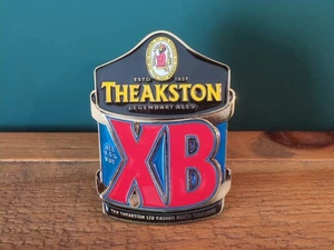 Theakstons XB Metal Beer Ale Pump Clip Badge Pub Bar Breweriana - Picture 1 of 5