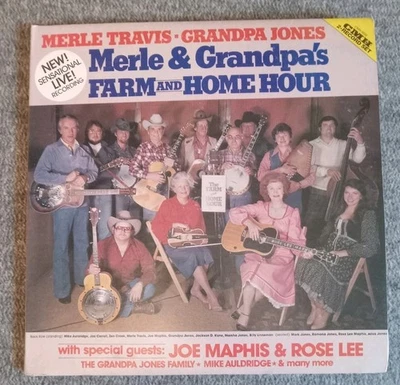 Merle (Travis) & Grandpa's (Jones) Farm and Home Hour 1985 CMH 2 LP NM lps! Foto 1 de 4