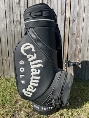 CALLAWAY GOLF BIG BERTHA CART STAFF GOLF BAG-6 WAY DIVIDER-5 POCKETS-RAIN COVER! - Image 1 of 4