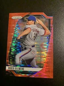 2025 Panini Prizm Roger Clemens Red Pulsar /399 #145 Toronto Blue Jays - Bild 1 von 2