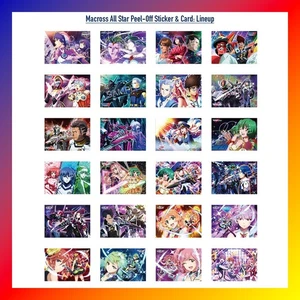 AX 2025 MACROSS STICKER & CARD Full Box Set 24 FRONTIER Delta PLUS 7 Anime Expo - Picture 1 of 6