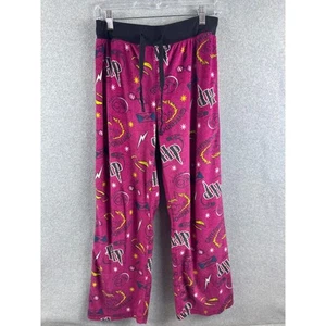 Harry Potter Pajama Pants Girl's S Pink Straight Legs Fantasy Magic Books - Picture 1 of 8