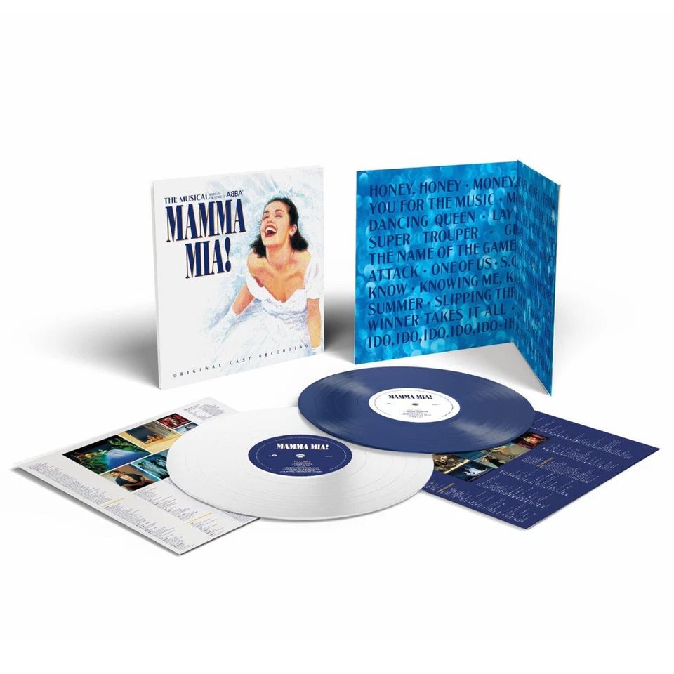 Original Soundtrack  Mamma Mia (Original London Cast) Blue & White Vinyl 2LP NEU - Bild 1 von 1